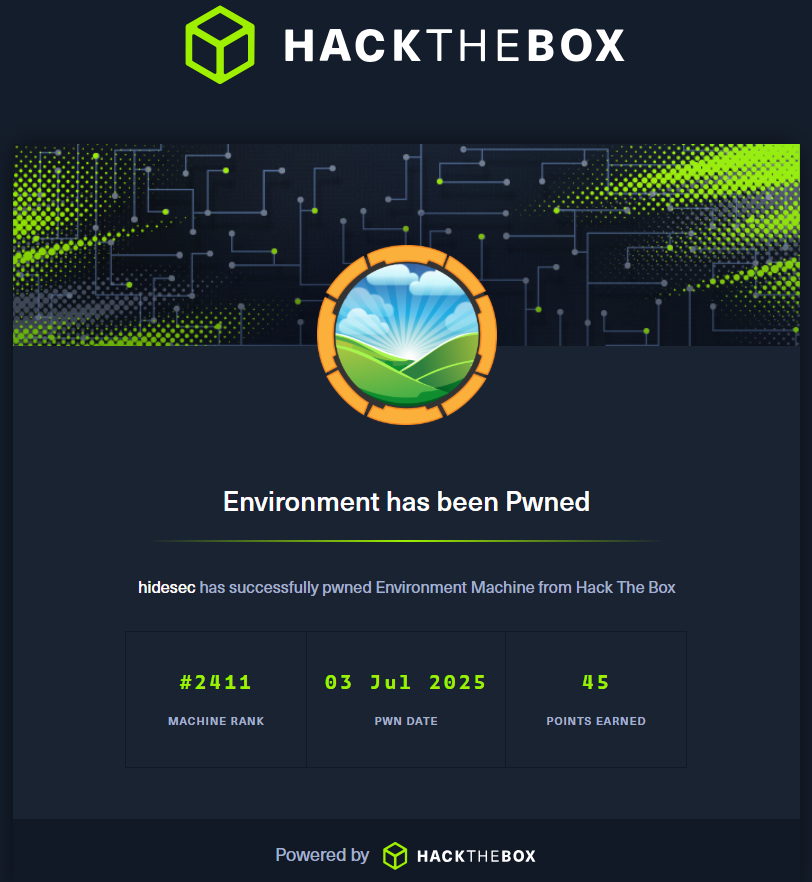 Htb Environment Walkthrough