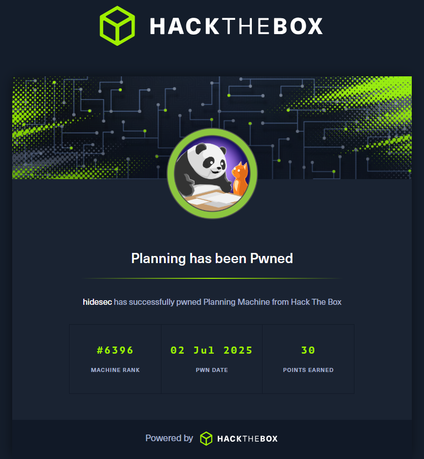 Htb Planning Writeup