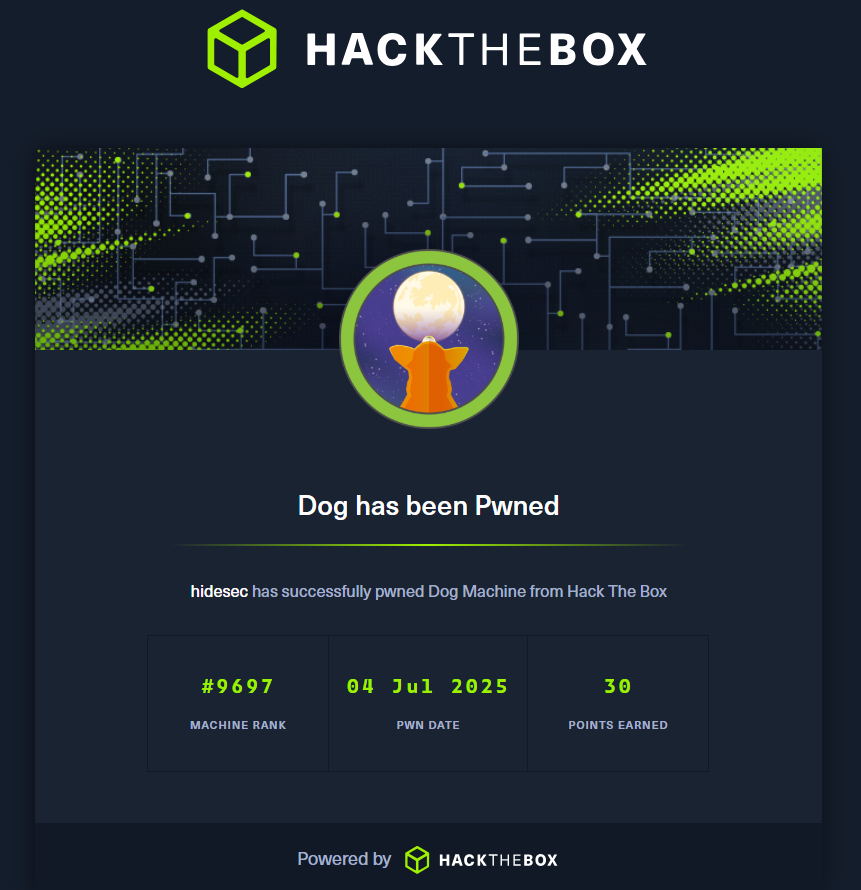 Writeup Htb Dog